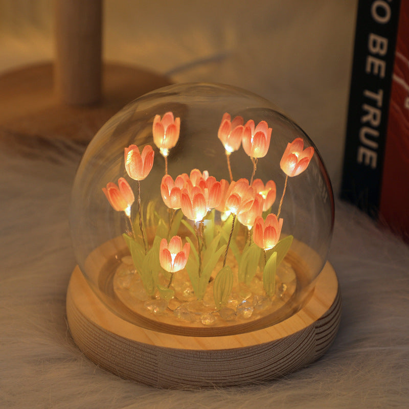 Lampara Cupula de tulipanes